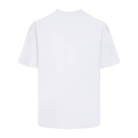 Thug Club Minimalist White T Shirt With Subtle Graphics - Picture 2 of 8